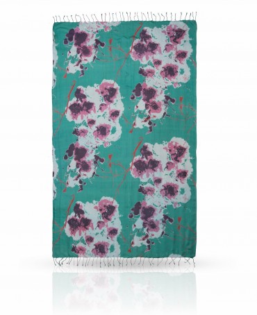 Палантин Женский S-CN.FLOWER/BLUE